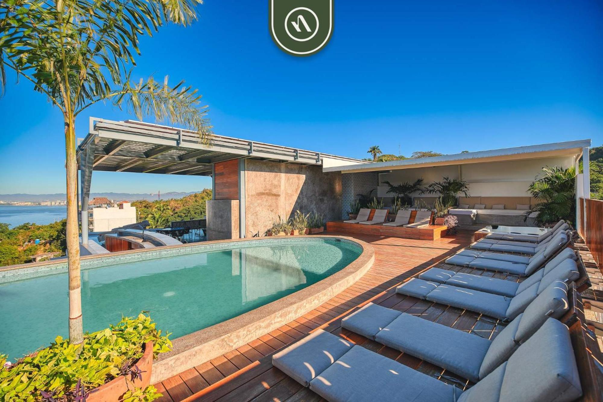 Apartamento Ecofriendly 2br - Private Jacuzzi - Rooftop Puerto Vallarta