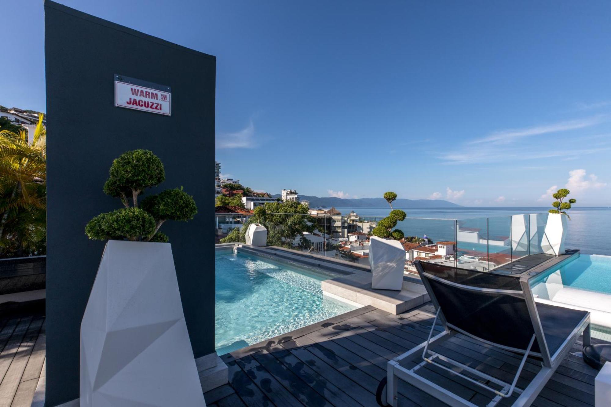 Dterrace Luxe 2bd 2ba Romantic Zone Muertos And Pier Apartamento Puerto Vallarta